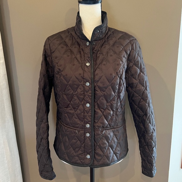 Eddie Bauer Women's Chocolate Brown Goose Down Quilted Puffer, Size Medium - Picture 1 of 13